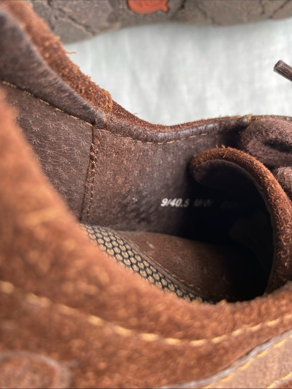 Born brown leather suede Sommer dress sneakers - Picture 13 of 15